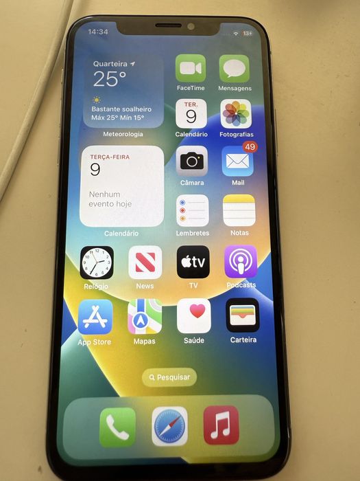 Iphone x 64gb silver