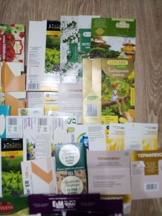 Пустые коробки для разных нужд 100 шт.