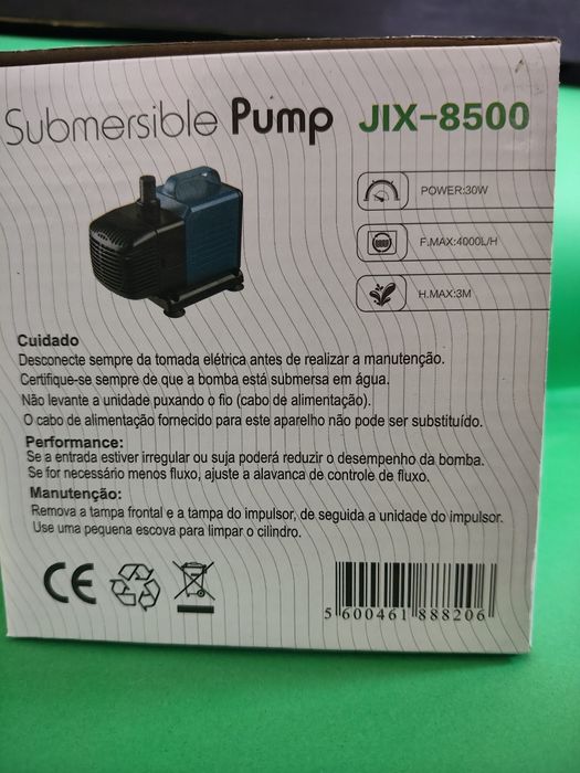 Bomba para aquário/ lago/sump