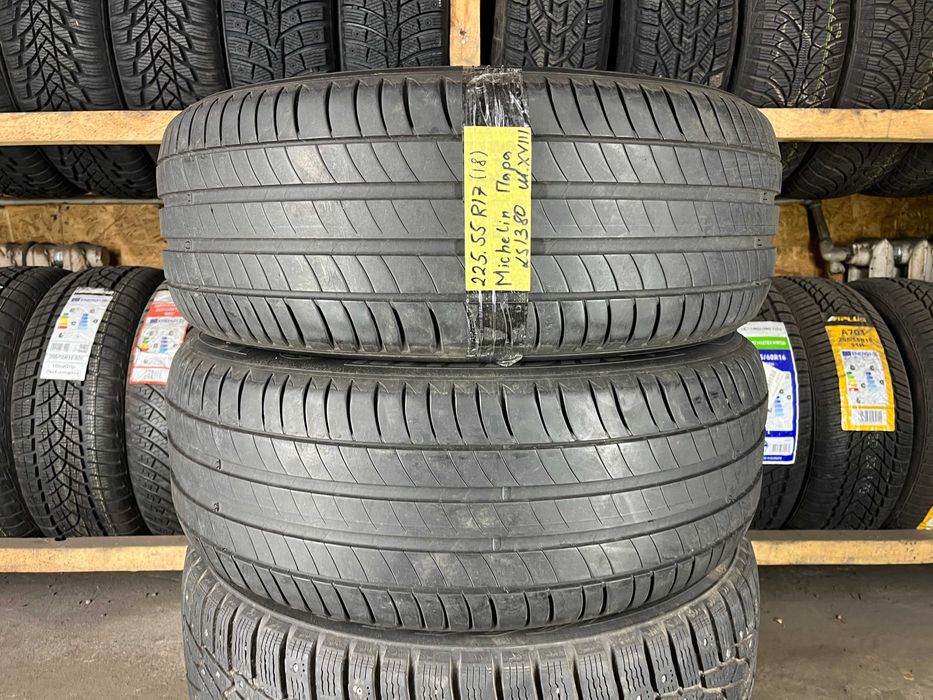 LS1380 Літні шини 225/55r17 Michelin Primacy 3 пара резина р17