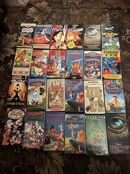 Мультики на відеокасетах (VHS)