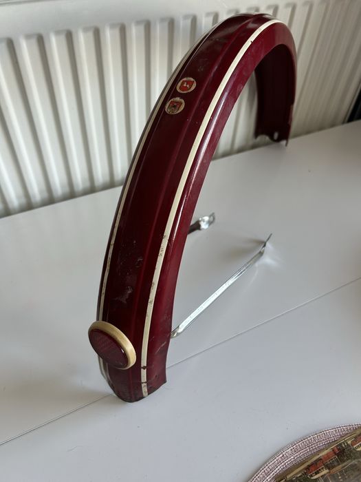 Błotnik Romet Karat Sokoł Gil blaszany lata 60/70 z odblaskiem