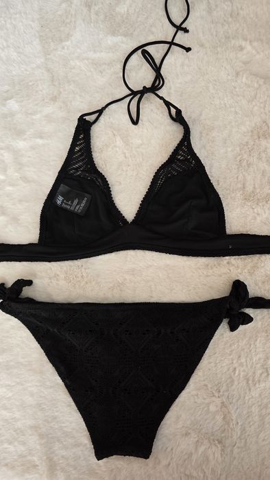 Bikini preto renda