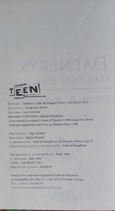 Daenerys, A Mãe dos Dragões - George R.R. Martin