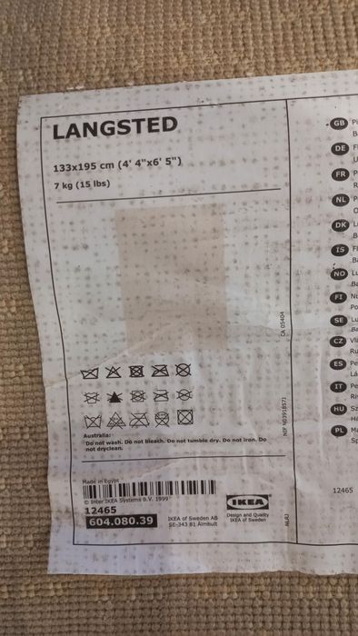 Tapete Langsted grande