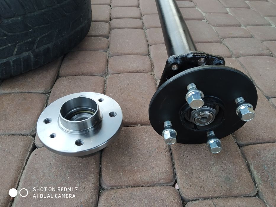 NOWA oś do przyczepki wózka ogrodowego atv mauzer