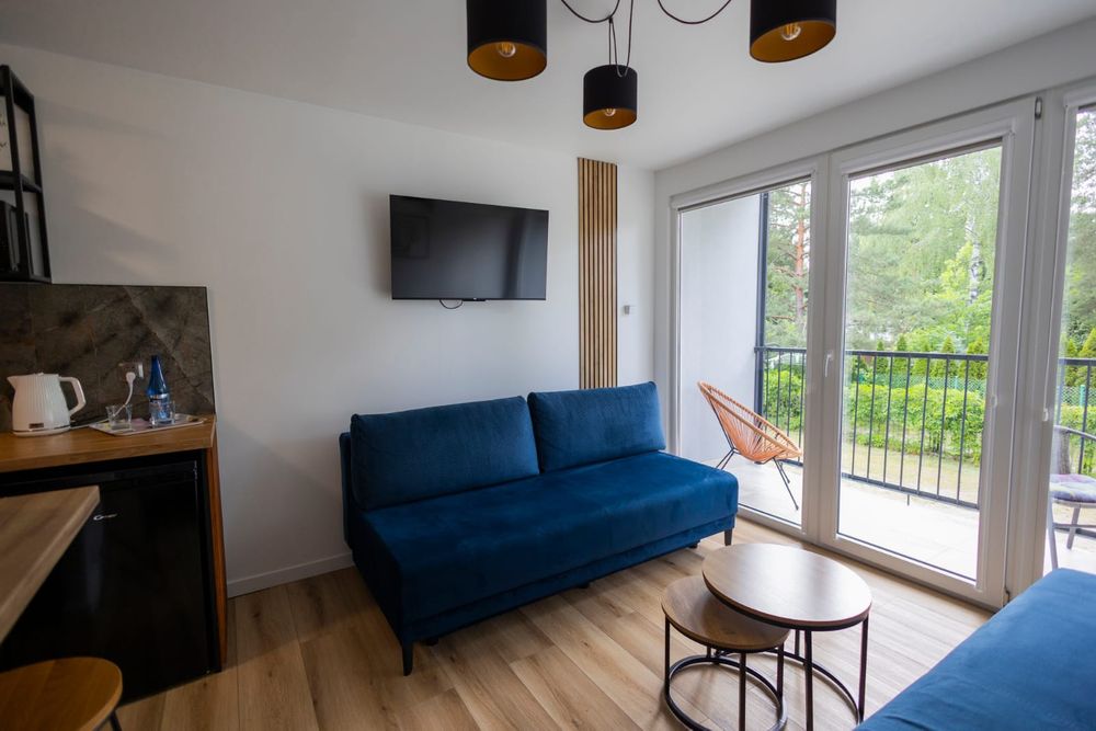 Apartamenty z balkonem, pokoje, Okuninka