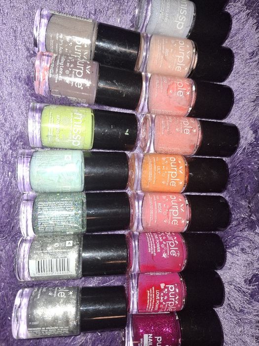 19 Vernizes purple cheios  e novos