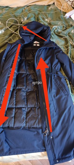 Продам парку зимню, нереально теплу,стан нової з хутром чорнобурки