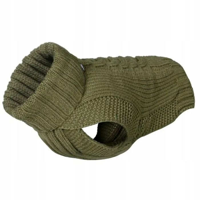 Rukka Wooly Knitwear sweter dla psa, oliwkowy S