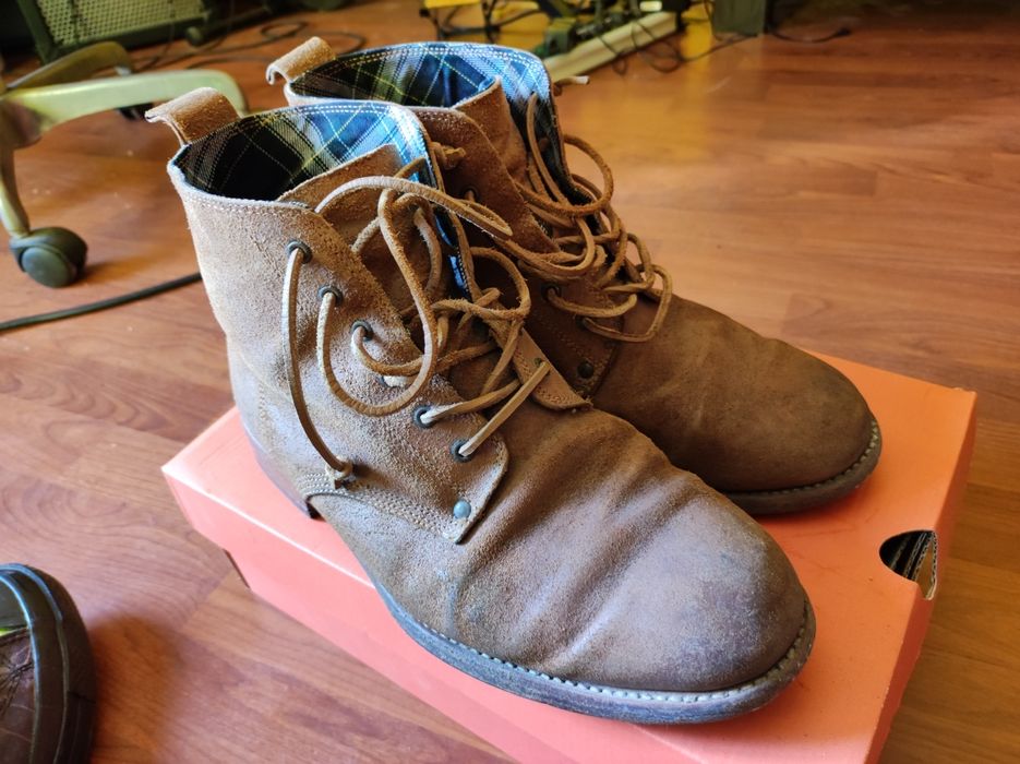 Botas couro green boots