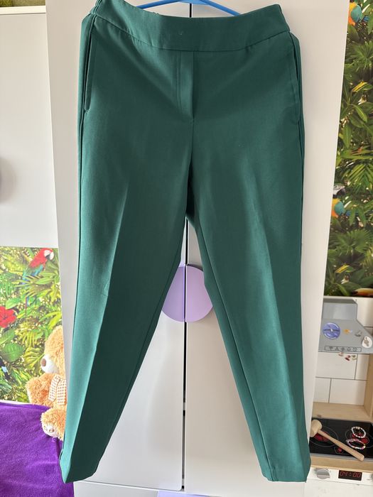 Spodnie eleganckie w kant damskie