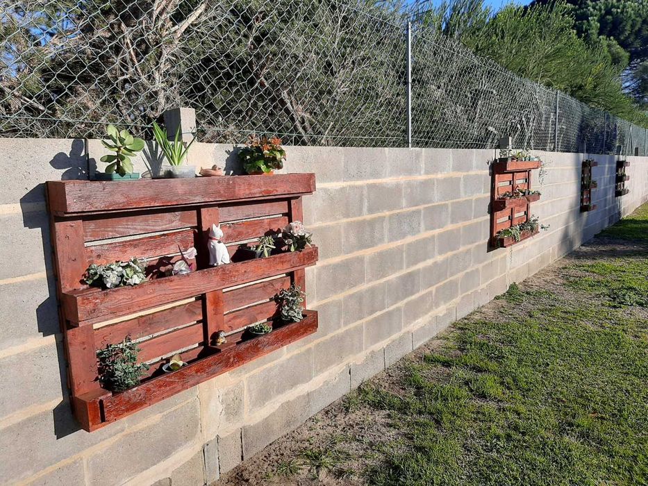 Floreiras em paletes Novas