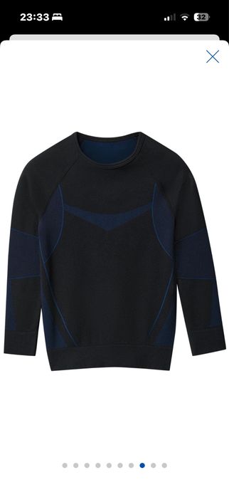 Nowa bielizna termiczna 98/104 zestaw Top i Leginsy Granatowe