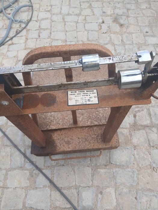 Balança decimal antiga até 150 kl