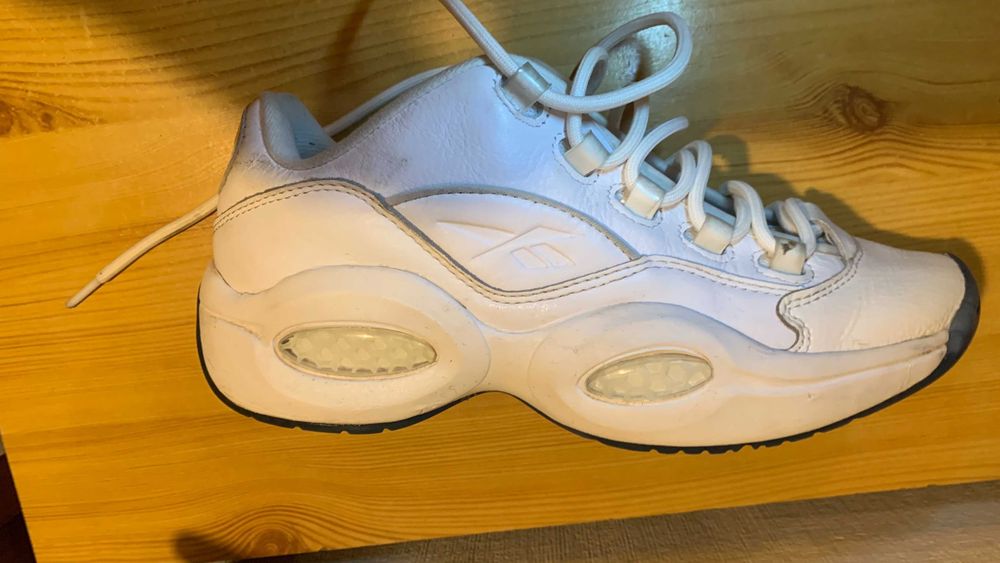 buty Reebok Question Low Cloud White Clear