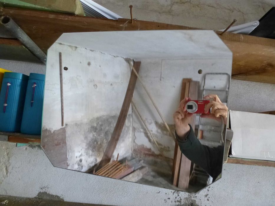 Espelho simples sem moldura para WC