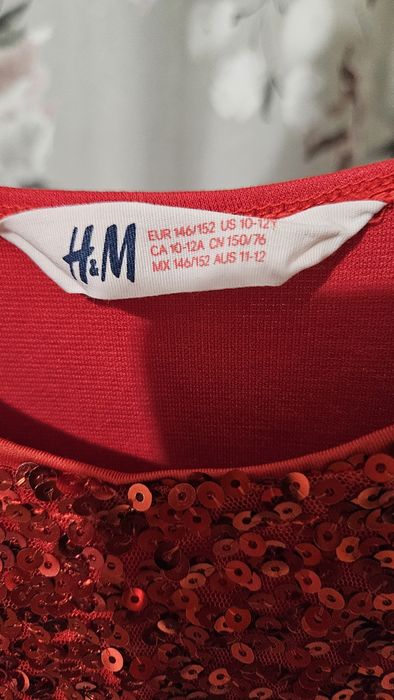 Святкове плаття H&M, вечірнє, червона сукня 10-12р.