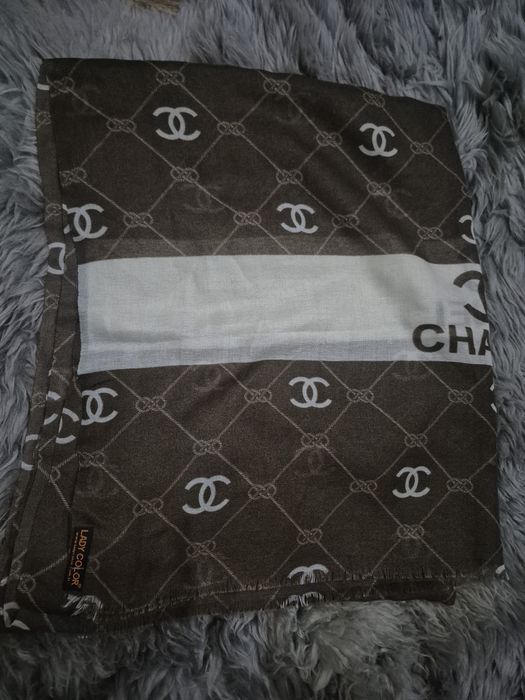 новий шикарний шарф палантин Chanel Шоколад