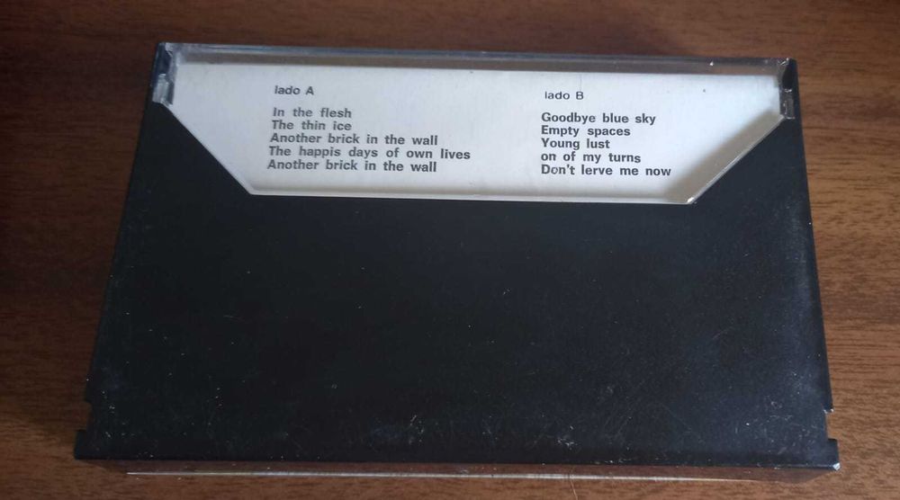 Pink Floyd  – The Wall (Vol. 1) cassete K7, anos 80
