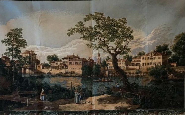 Картина гобелен Фрегат