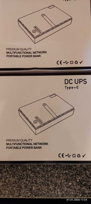 Бесперебойник - повербанк (UPS) для WI-Fi роутера работы.