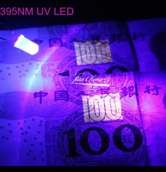 Diody UV 3mm dip