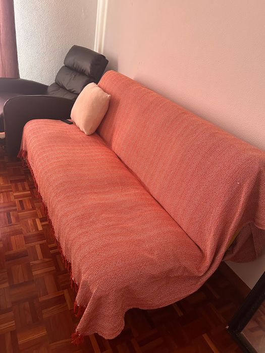 Sofá cama sklum amarelo