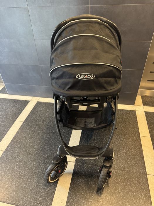 GRACO Evo XT stelaż, fotelik, adapter