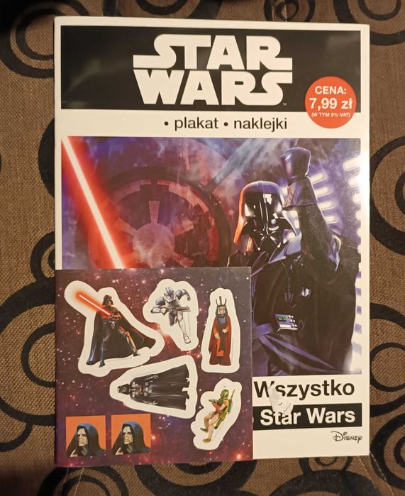 Star Wars - książeczka z naklejkami i plakatem