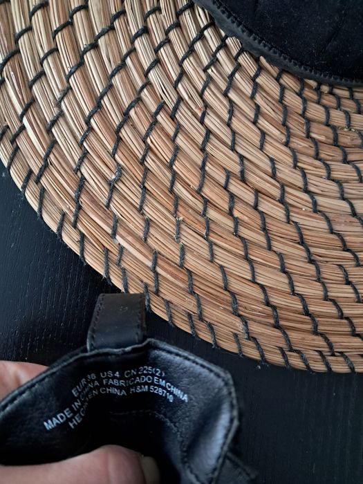 Botki czarne H&M r.36