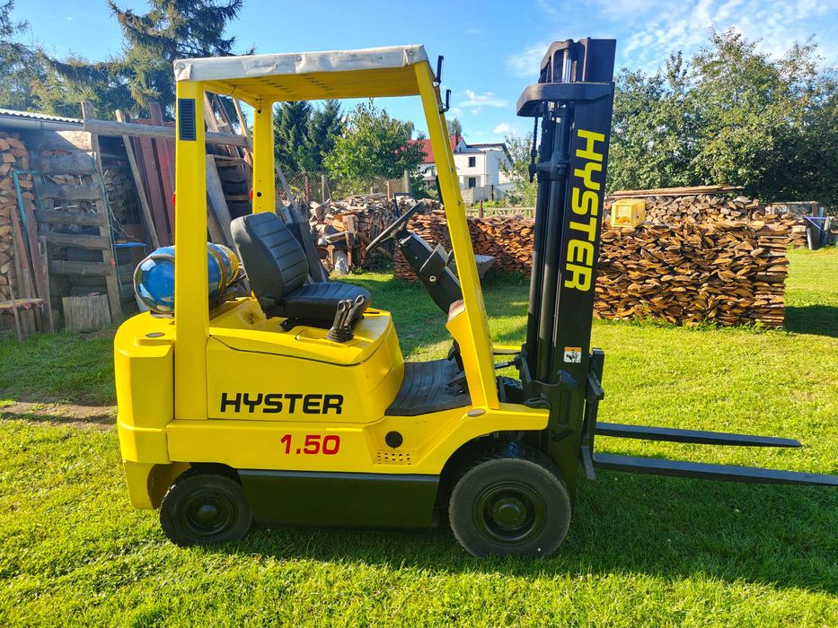 Wózek widłowy HYSTER H1.5 Super Stan, duplex, LPG