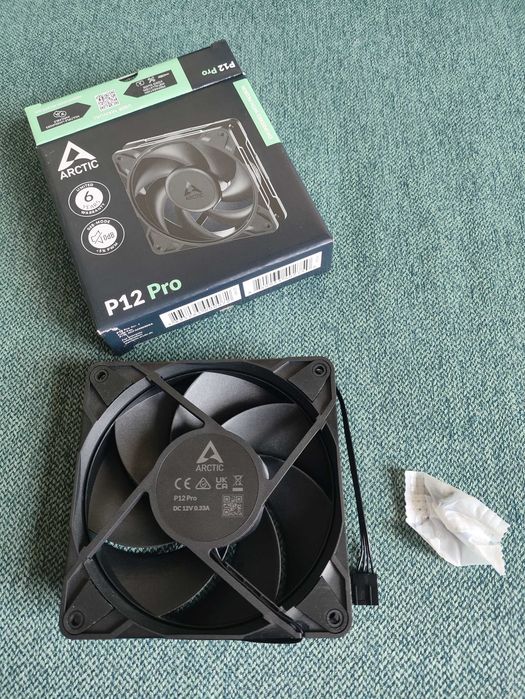 Wentylator ARCTIC P12 Pro PWM 120 mm (Czarny)