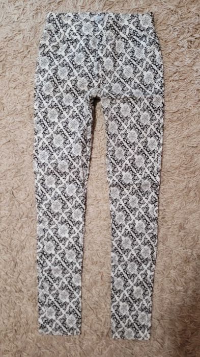 Spodnie materiałowe jak legginsy 36