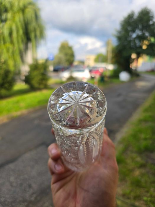 Zestaw 6 kryształowych szklanek z okresu PRL.