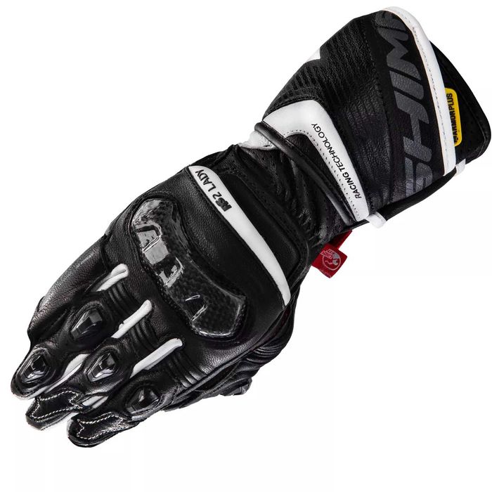 Rękawice motocyklowe Shima RS-2 Lady Black/White Rozmiar XS Outlet