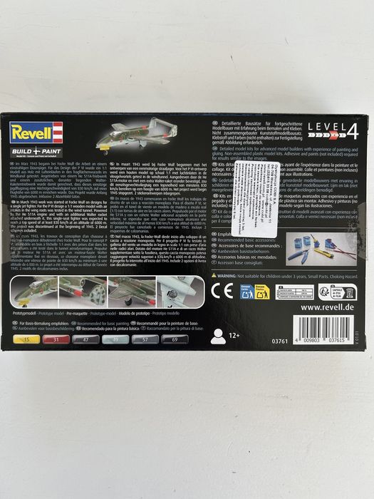 Samolot P-Series Focke-Wilf Flitzer model Revell 03761
