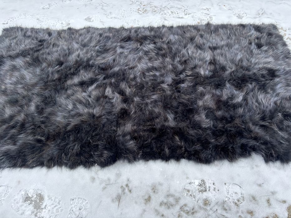 Lis naturalny , błam z lisa , narzuta z lisa