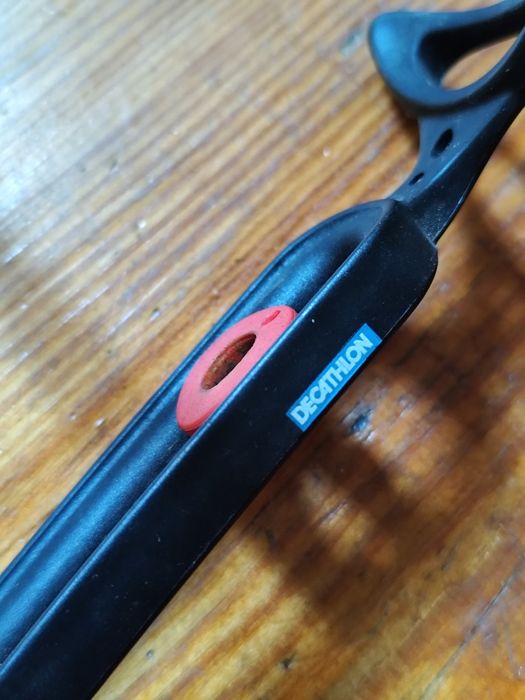 Koszyk na bidon Decathlon niebieski anoda szosa MTB kolarzówka retro