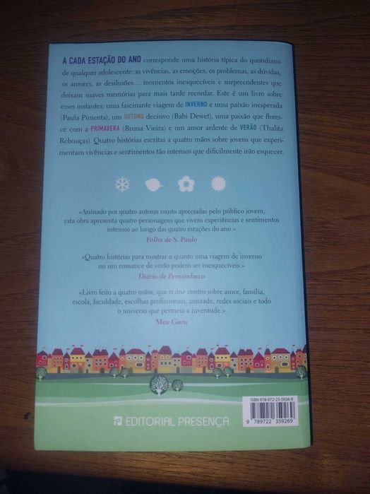 Livro "Um ano inesquecível"