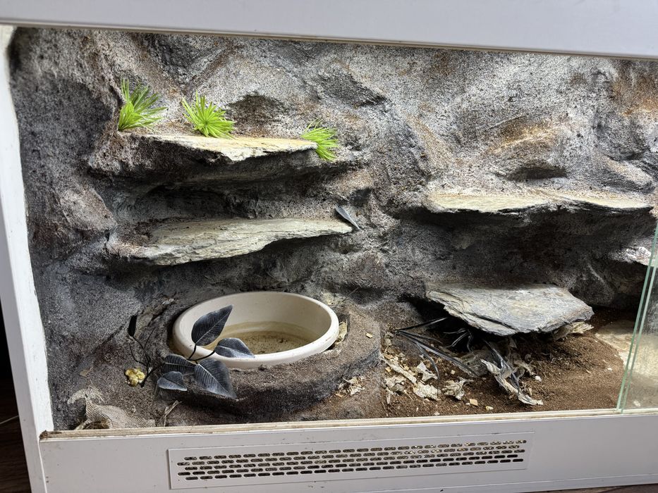 Terrarium  na gada podgrzewane 160 x 70 wys x 50 szer