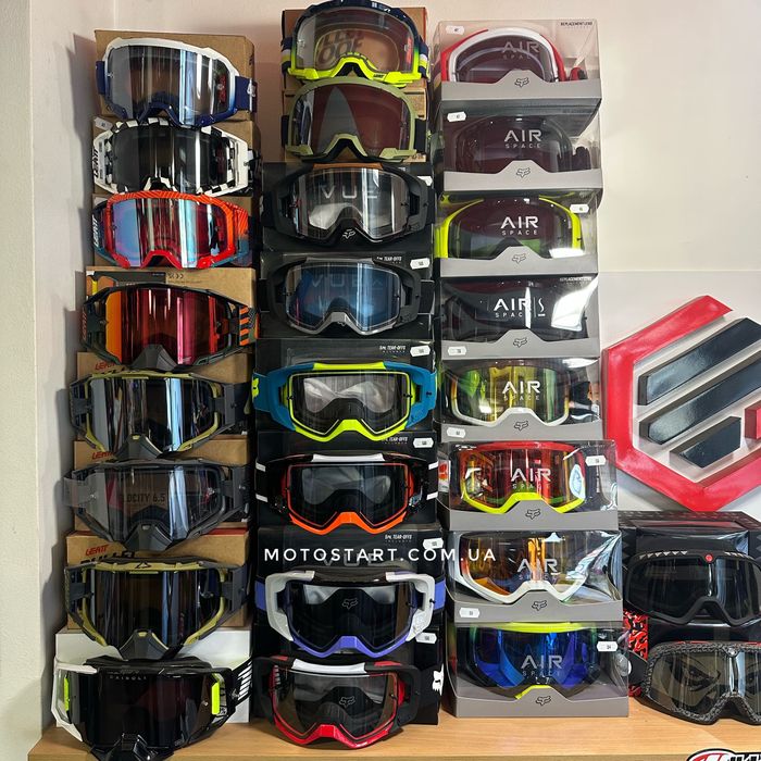 Мото окуляри Fox, Leatt, 100%, мото маска для ендуро шолома