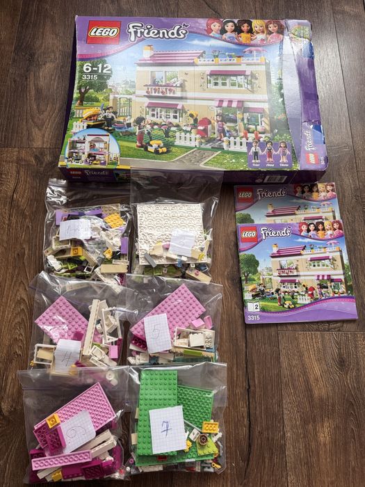 Конструктор LEGO 3315, 41749, 21275, 42624, 42610, 41738, 75581