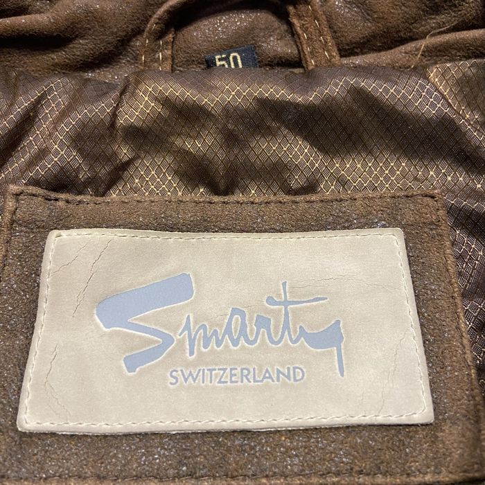Кожаная куртка Smarty Swiss Washed Western Country Aztec Navajo Goat Nappa Jacket