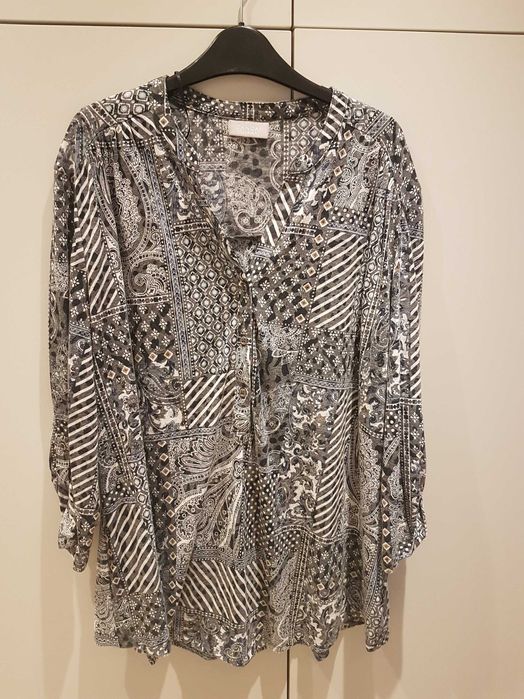 Szaro-biała bluzka rozm. 46
