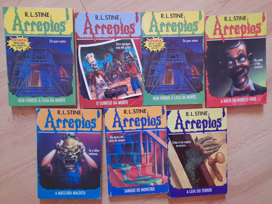 Livros colecção Arrepios 7 = 7euros