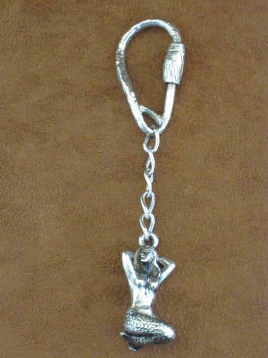 Porta Chaves em Prata Maciça de Lei 835`/.. C/Contraste