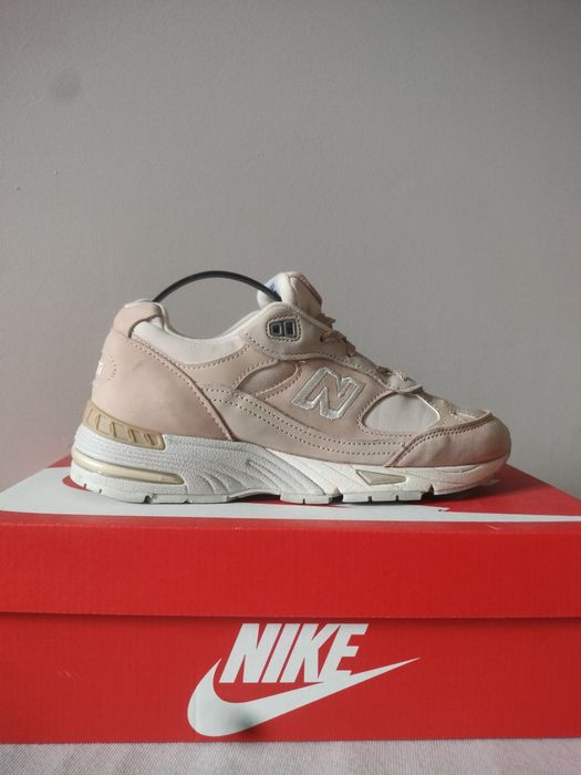 Buty New Balance 991 Beżowe Sneakersy Made in UK Retro Rozmiar 38