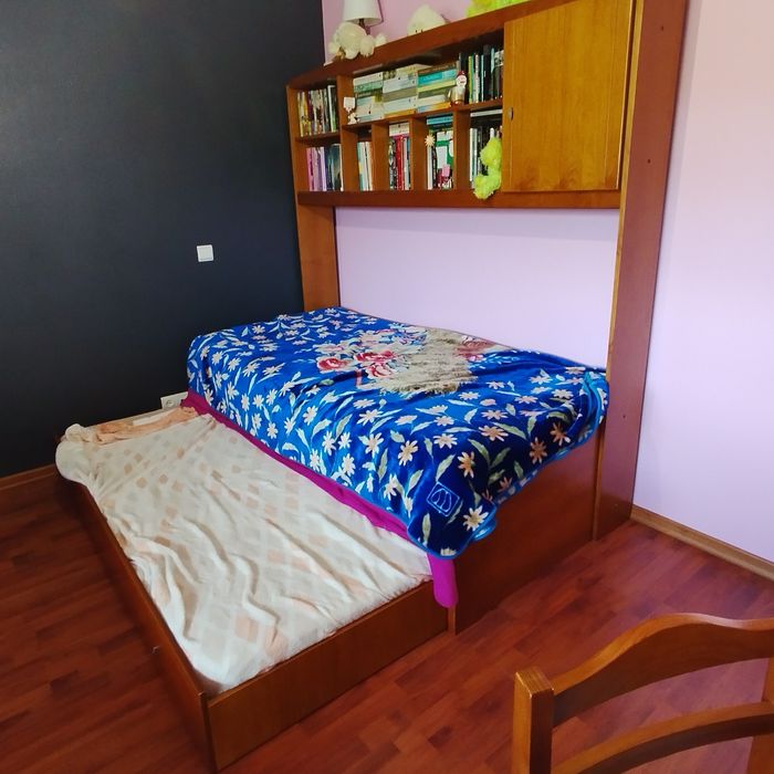 Cama solteiro com gaveta