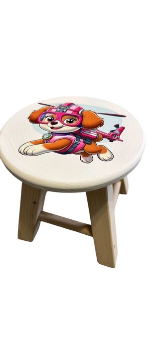 Стілець табурет дитячий дерев'яний ручної роботи розмир 25*25*24.